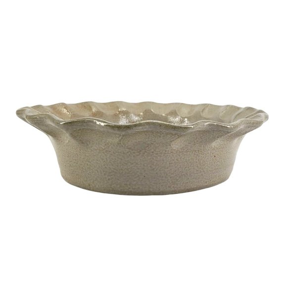 Beaumont Brothers Pottery Fluted Bowl Crock Floral Motif Signed SR 1994 VTG - Picture 3 of 6